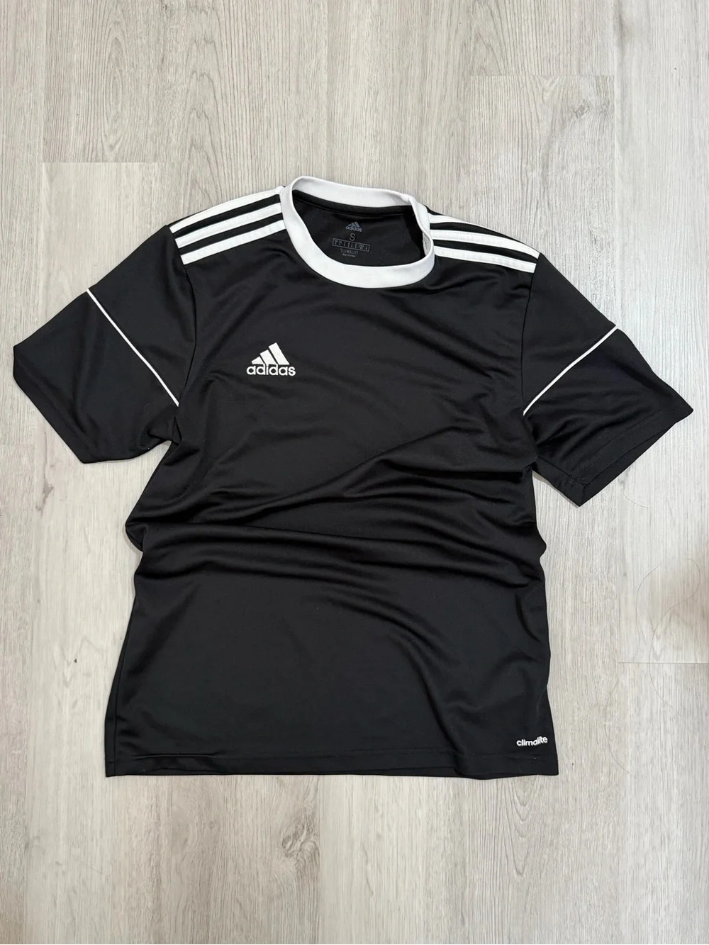 adidas Black and White Athletic Training Shirt